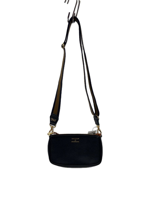 Young Olsen Shoulder Bag Leather Black Solid Color Purse Crossbody Handbag