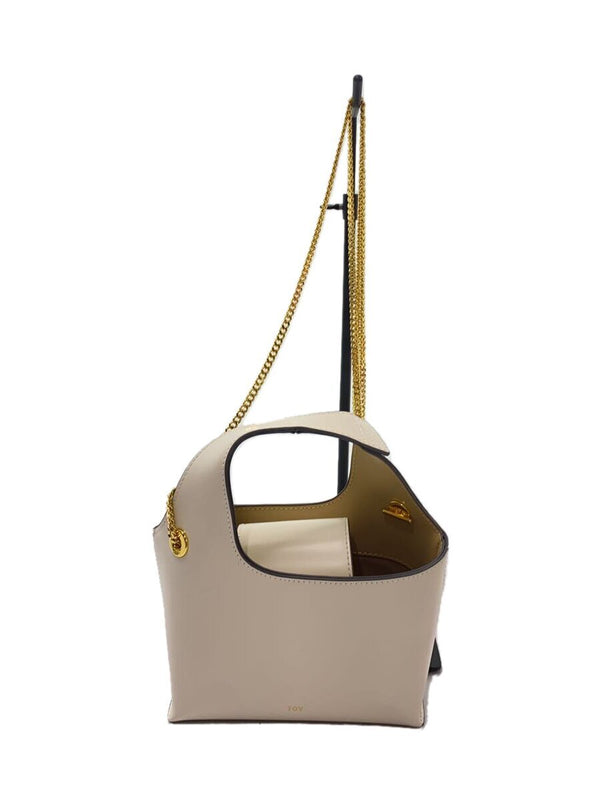 Tov Shoulder Bag Plain White Canvas Fabric Crossbody Bag Casual Everyday Use