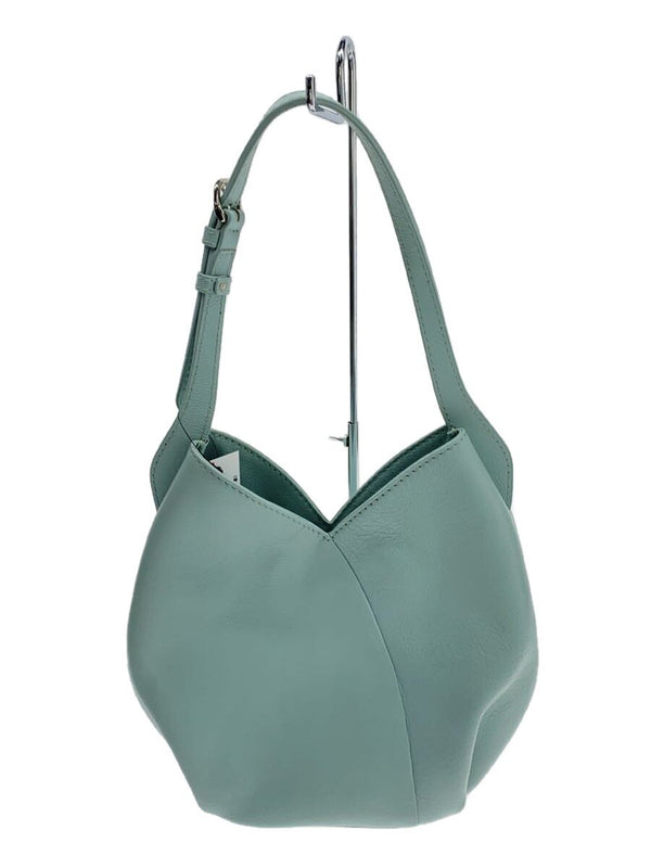 Motherhouse Shoulder Bag Cowhide Leather Blue Solid Color Purse Everyday Carry