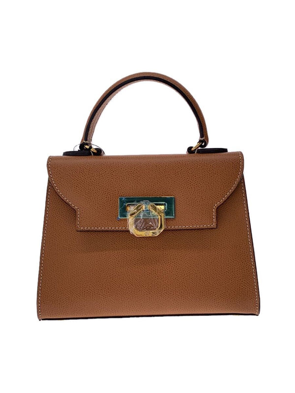 Carbotti 2-way Leather Shoulder Bag Brown Womens Handbag Crossbody Italian