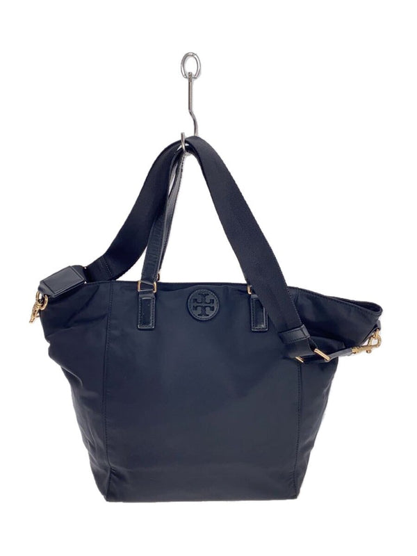 10011011 Black Nylon 2-way Shoulder Bag Used Designer Handbag Purse