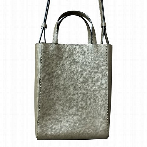 Etoupe Leather 2-way Shoulder Bag Handbag Beige/greige Aa Womens