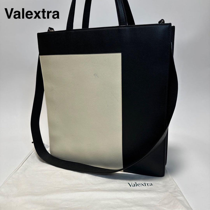 Boxy Medium O31 Two-tone 2-way Shoulder Bag Handbag Tote With Dust Bag