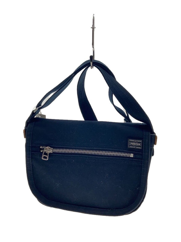 Porter Girl Naked Shoulder Bag Canvas Navy Solid Color Crossbody Lightweight