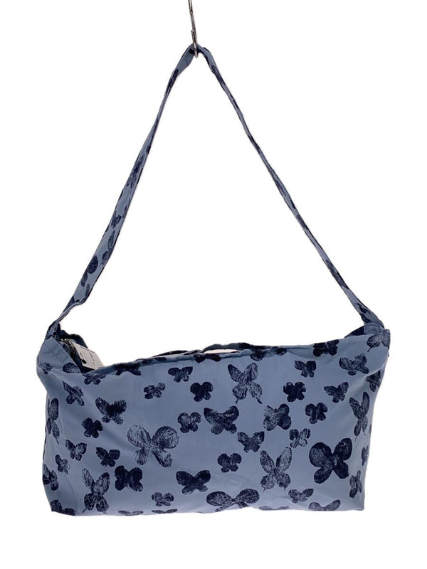 Mina Perhonen Shoulder Bag Xs9446 Blue Cotton Crossbody Purse Designer Handbag