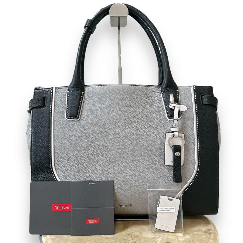 Tumi Leather Shoulder Bag Handbag Business Work Bag Stylish Durable Perfect For