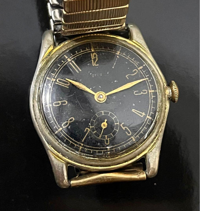 Otis Manual-wind Wristwatch Mens Watch Vintage Style Mechanical Movement