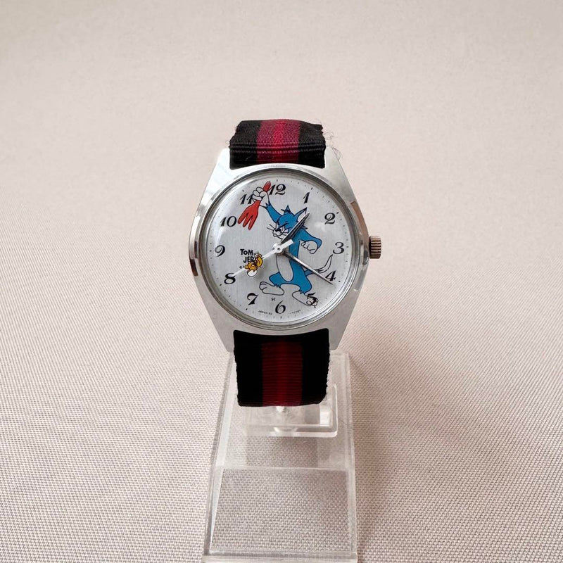Tom And Jerry Hand-winding Watch Mgm Showa Retro Collectible Mechanical