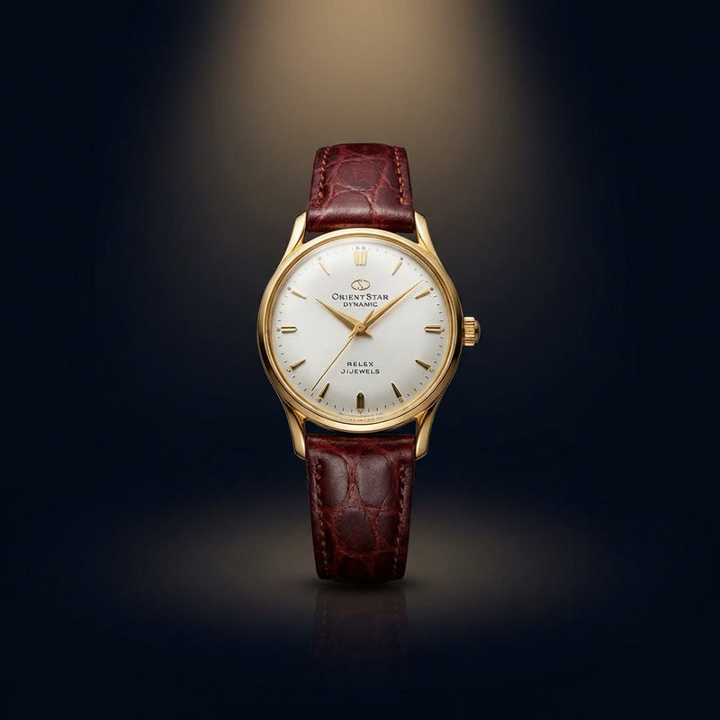 Star Dynamic  Watch With Wooden Box Mechanical Wristwatch