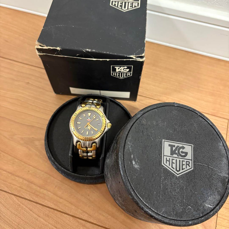 Tag Heuer Cell Professional S95.213k Watch Quartz Steel Mens Diver Swiss Made