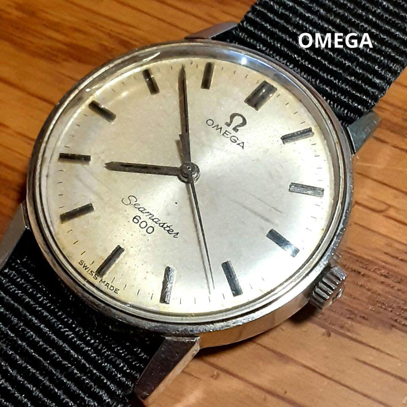 Omega Seamaster 600 Vintage Watch Original Crystal Hand-winding Mens Working