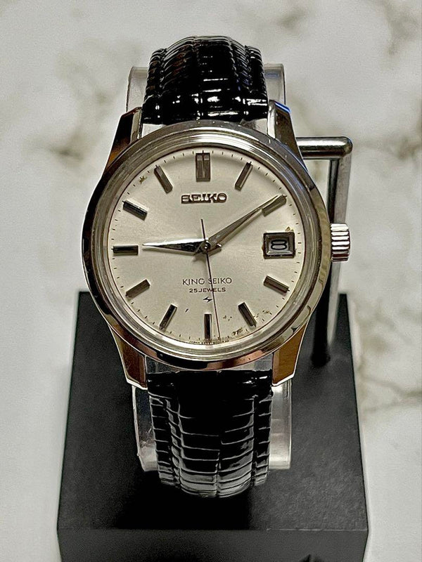 King  4402-8000 Ss Watch Vintage 1967 Overhauled Stainless Steel