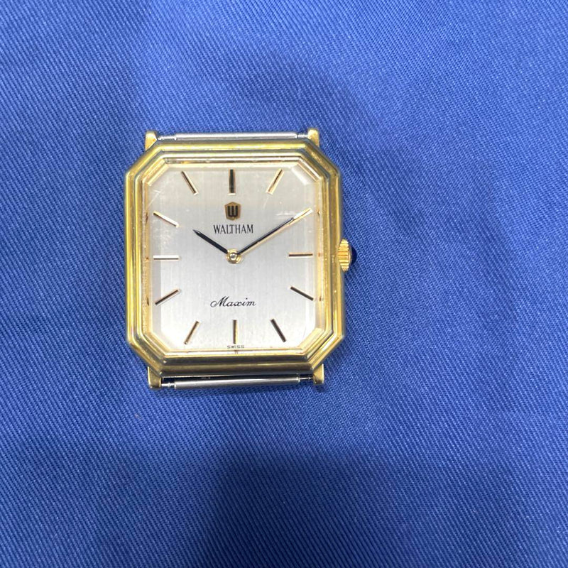 Maxim 1970 Vintage Watch With Case Collectible Analog Wristwatch Mens