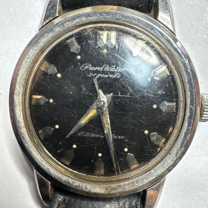 Deluxe Parawatch Hand-winding Watch Black Mirror Vintage Style