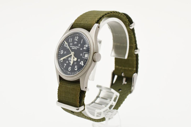 Khaki 9365b Watch Black Dial Quartz 34mm Mens Analog Wristwatch Swiss