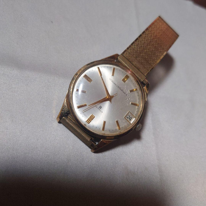 Chateau Calendar Watch Hand-wound Vintage 1960s Mechanical Movement