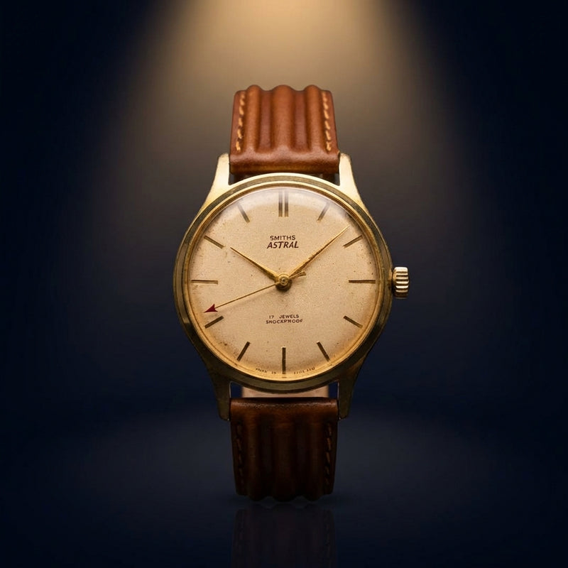 1960s  Watch Antique English Mechanical Wristwatch Vintage Collectors Item