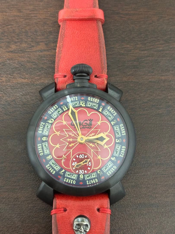 Gaga Milano Las Vegas 5012lv02-red Limited Edition Watch  Red Limited
