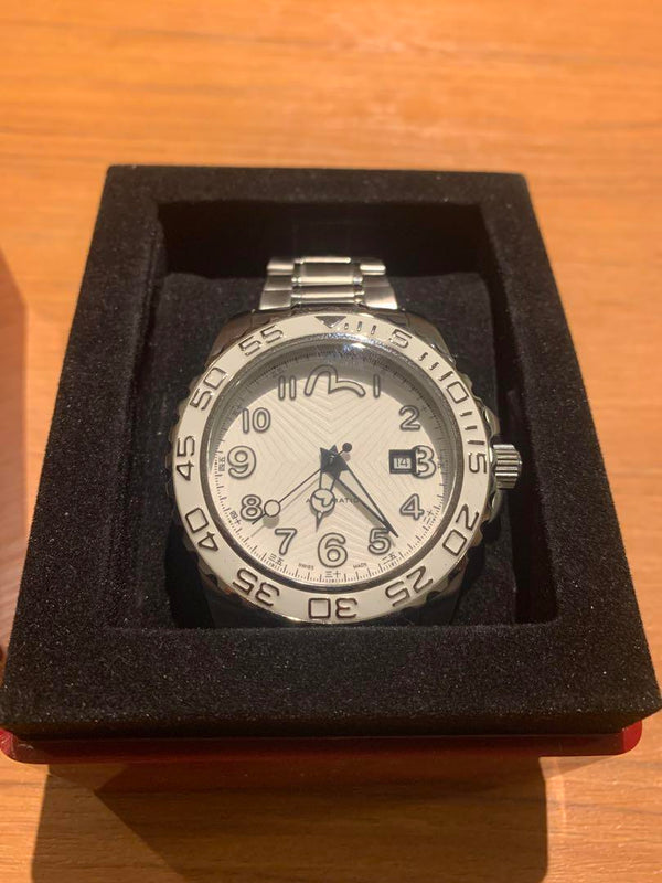 Evisu Yamane Watch American Casual Wear Denim Fashion Mens Wristwatch