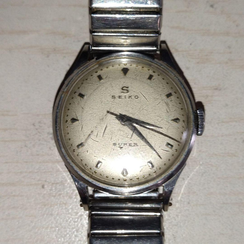 Super Watch Silver Tone Stretch Band Casual Everyday Use Classic Style