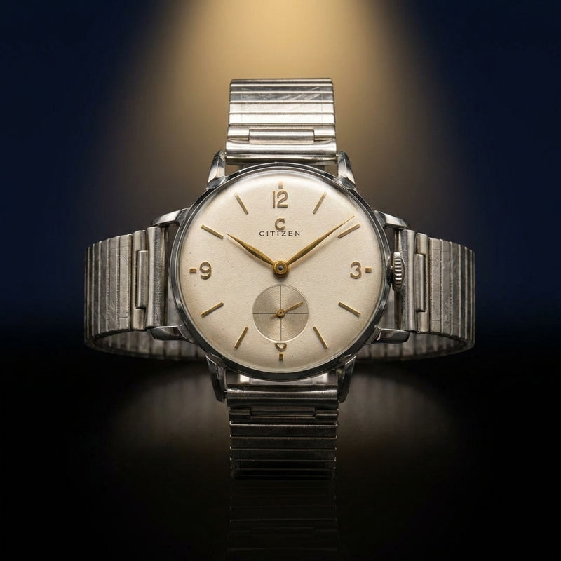 C Mark Hand-wound Wristwatch Vintage Classic Mechanical Movement