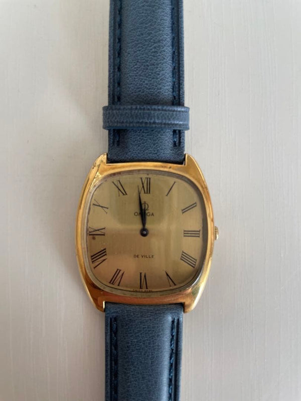 Antique Omega De Ville Watch Vintage Swiss Made Elegant Dress Watch Collectible