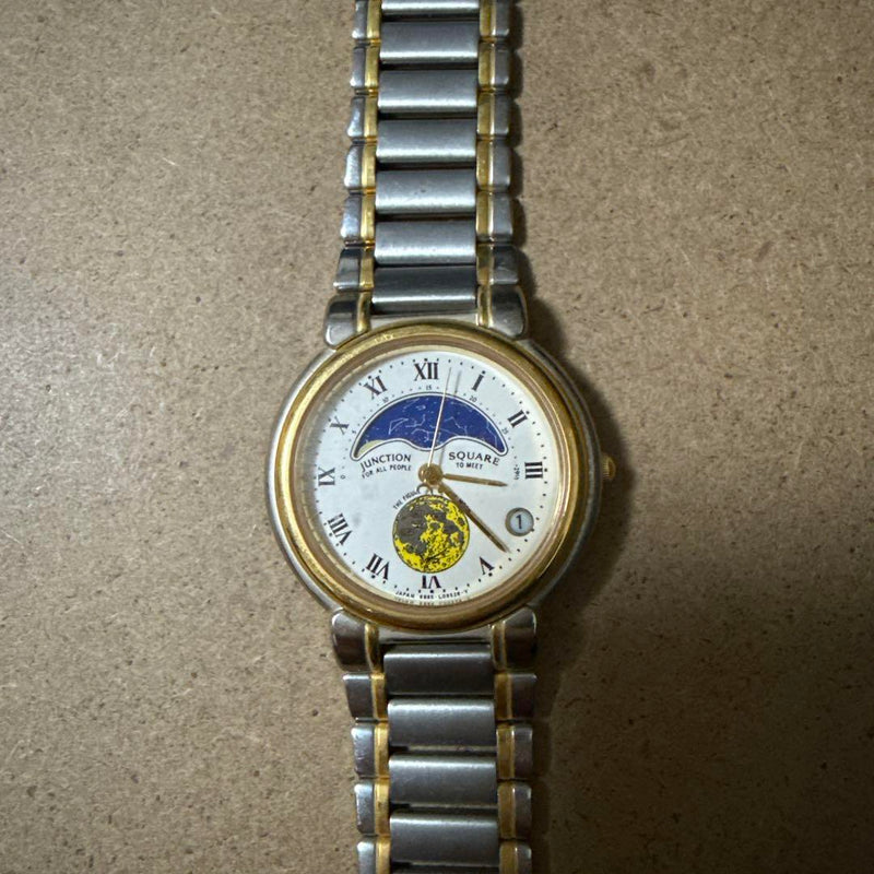 Junction Moon Phase Watch Mens Analog Wrist Watch Casual Dress Watch