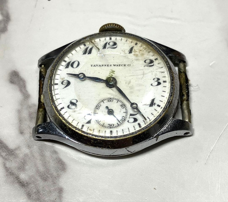 Swiss Made Tavannes Hand-wound Wristwatch Vintage Mechanical Watch Collectible