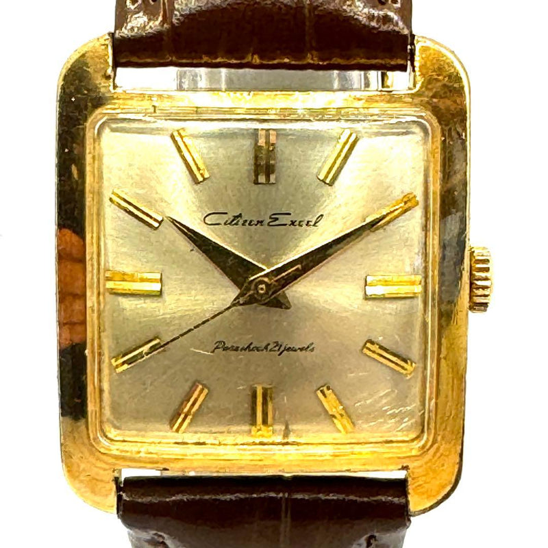 Excel Parashock 21 Jewels Hand-winding Watch Overhauled Vintage Mens