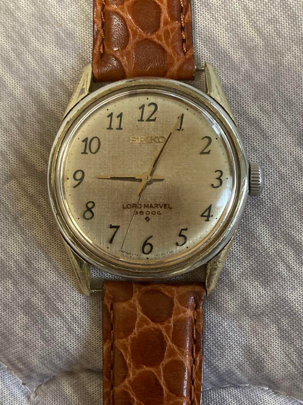 Lord Marvel 36000 Hi-beat Vintage Watch Japan Made Mechanical Movement