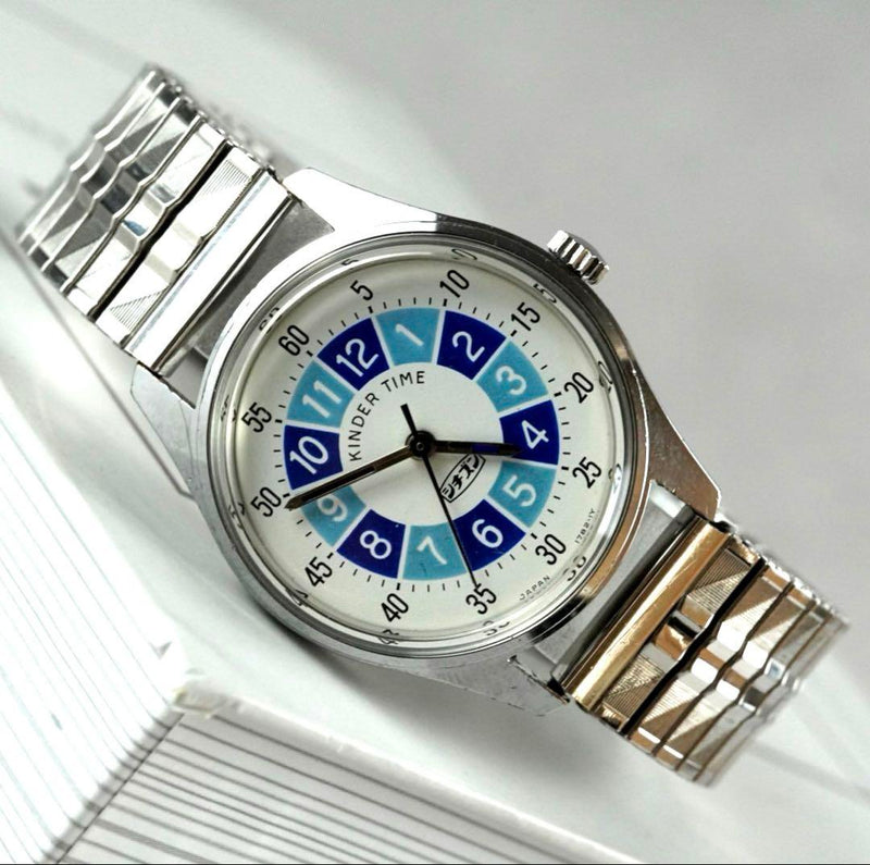 Kinder Time Vintage Mens Watch Manual Winding Mechanical Movement