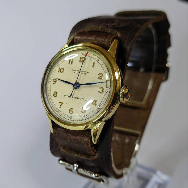 Chronometer Hand-wound Watch Vintage Mechanical Wristwatch Collectible
