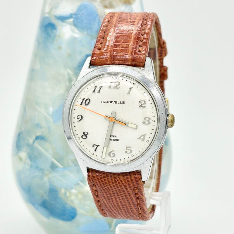 Caravelle Vintage Hand-wound Wristwatch Mechanical Watch Collectible Timepiece