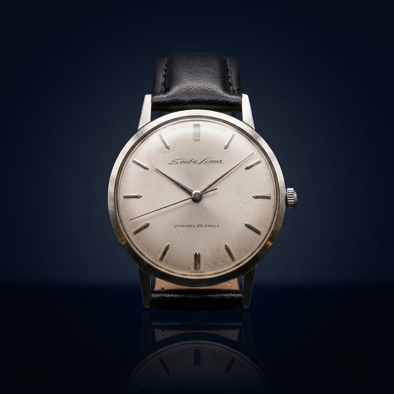Liner J14067 Watch 23 Jewels Hand-winding Vintage 1960s Mechanical