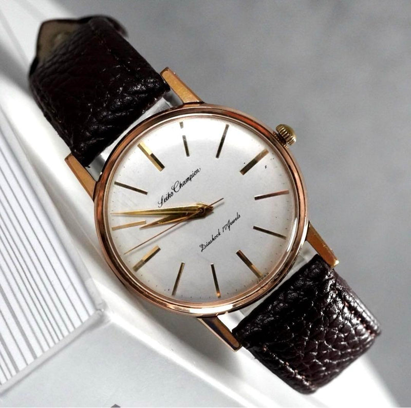 Champion Vintage 17 Jewels Wristwatch Manual Winding Watch Mens Dress