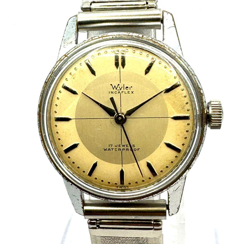 Antique  Hand-wound 17 Jewel Watch Rare Wyler Movement Overhauled