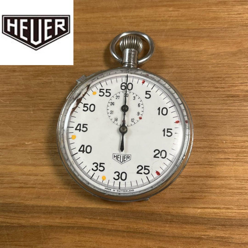 Tag Heuer Mechanical Hand-wound Stopwatch Precision Timer Sports Event Heuer