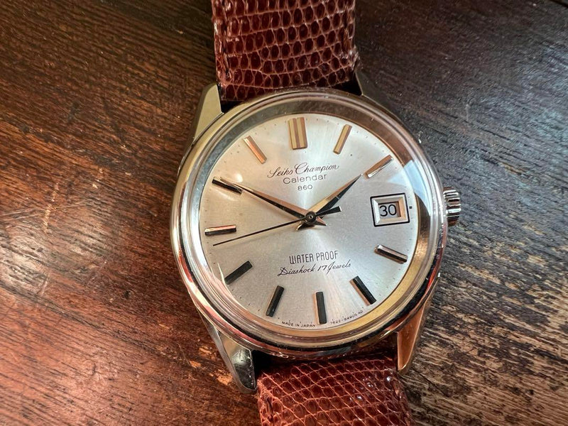 Champion Calendar 860 7622-8981 Vintage Watch Japan Made Mechanical