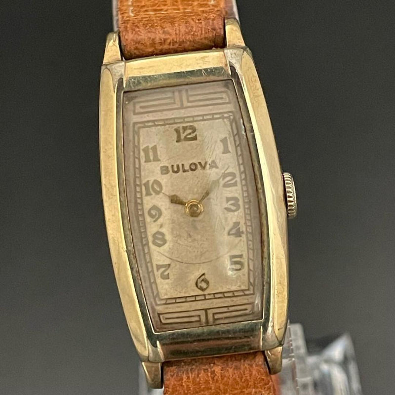 Curvex 10krgp Mens Watch Hand-wound Slight Flaw Vintage Style Collectible