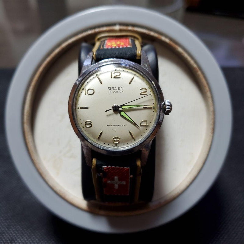 Gruen Watch Vintage Swiss Made Wrist Watch Mens Dress Watch Collectible