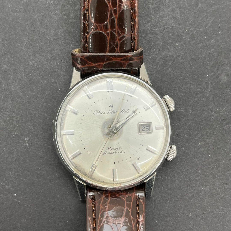 Alarm Date 4h Ald1507051 Watch Authentic Analog Wristwatch Vintage Style