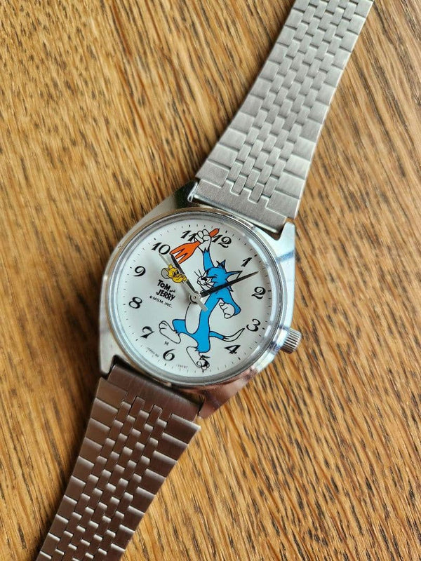 Disney Time Tom And Jerry Hand-winding Watch Collectible Mechanical
