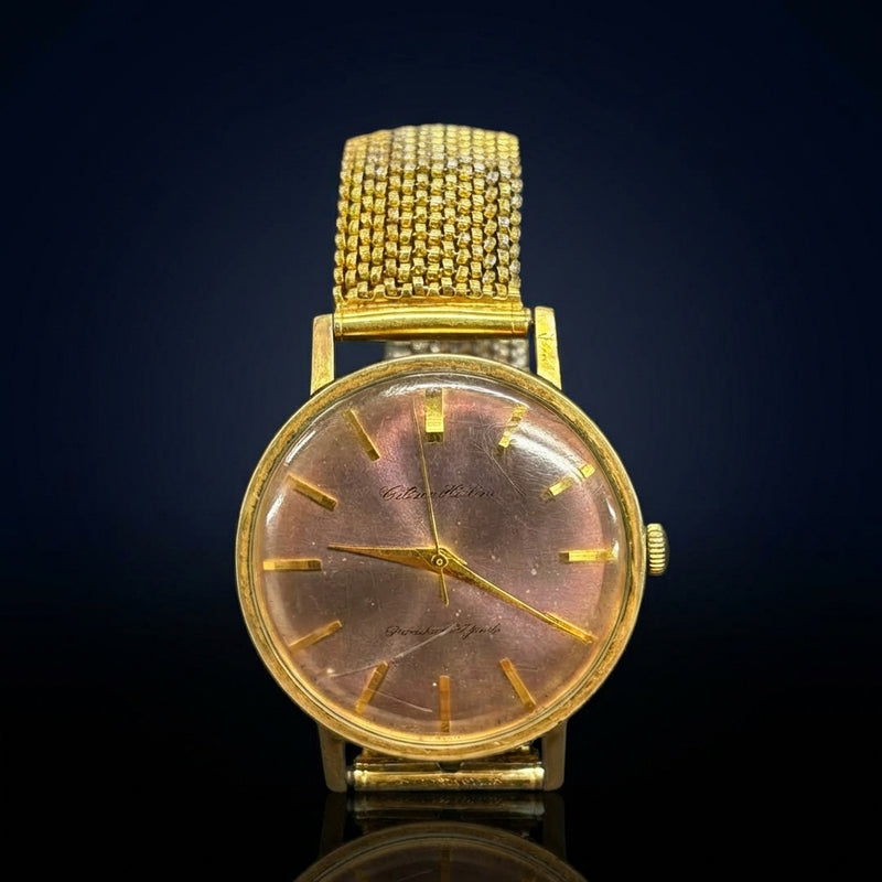 Hi-light 27 Jewels 14k Gold Filled Vintage Watch Elegant Dress Type