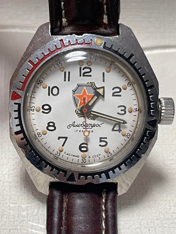Dive Bomber Hand-wound Wristwatch Russian Soviet Army Watch Mechanical