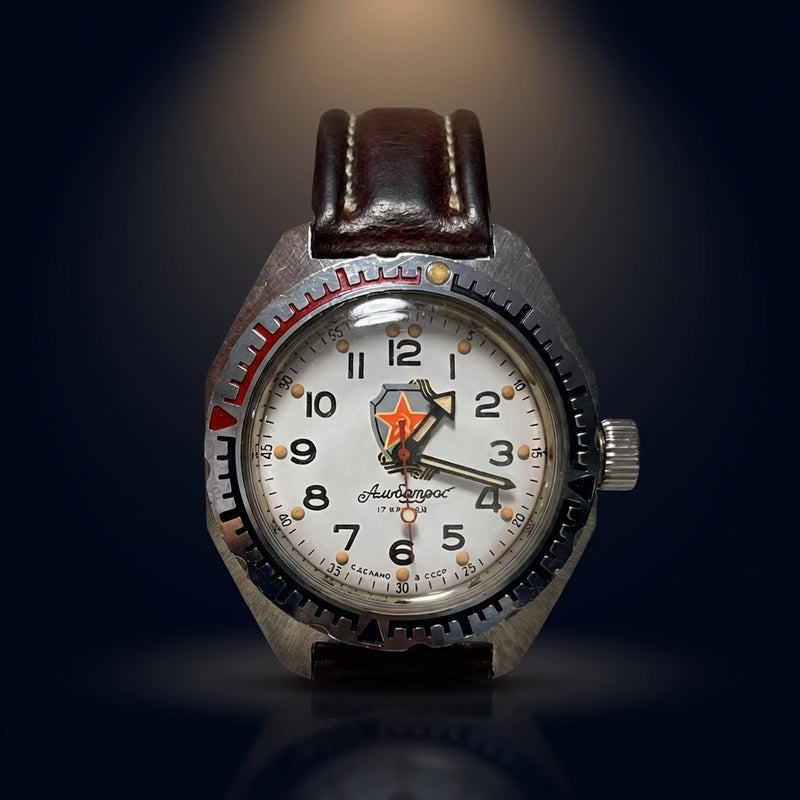 Dive Bomber Hand-wound Wristwatch Russian Soviet Army Watch Mechanical