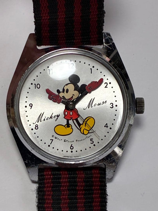 Alba Mickey Mouse Watch Hand-winding Disney Collectible Mens/womens