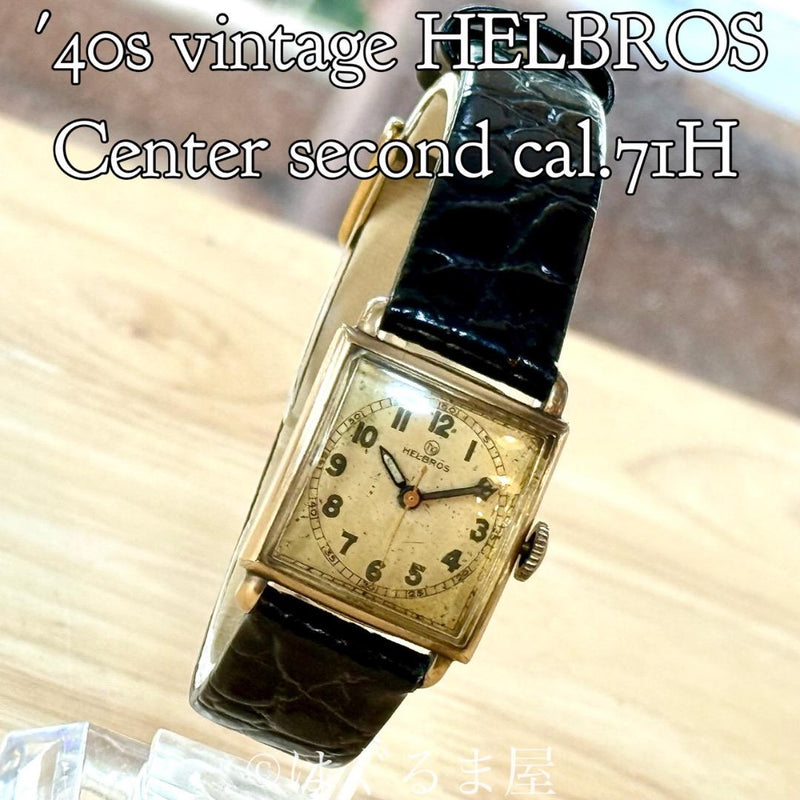 40s  Manual Winding Mens Watch Vintage Mechanical Wristwatch Collectible