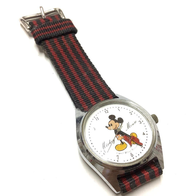 Mickey Mouse Hand-winding Watch Vintage Japanese Showa Retro Style