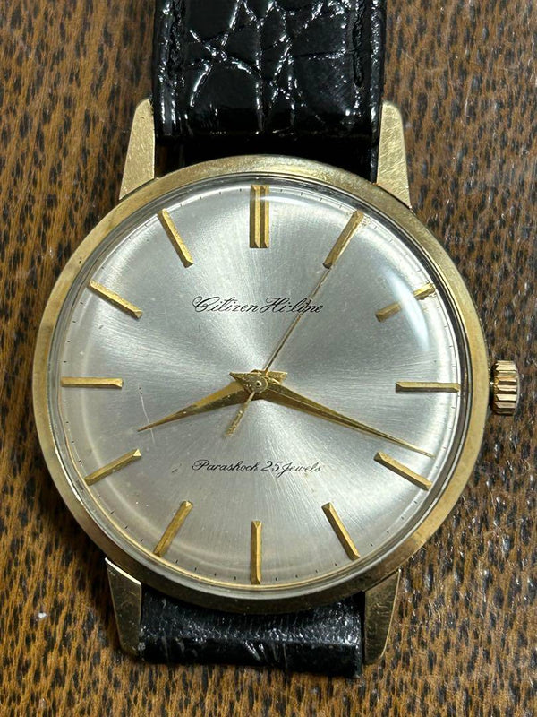 Working  Hi-line Hand-winding Watch 25 Jewels Vintage Style Mechanical