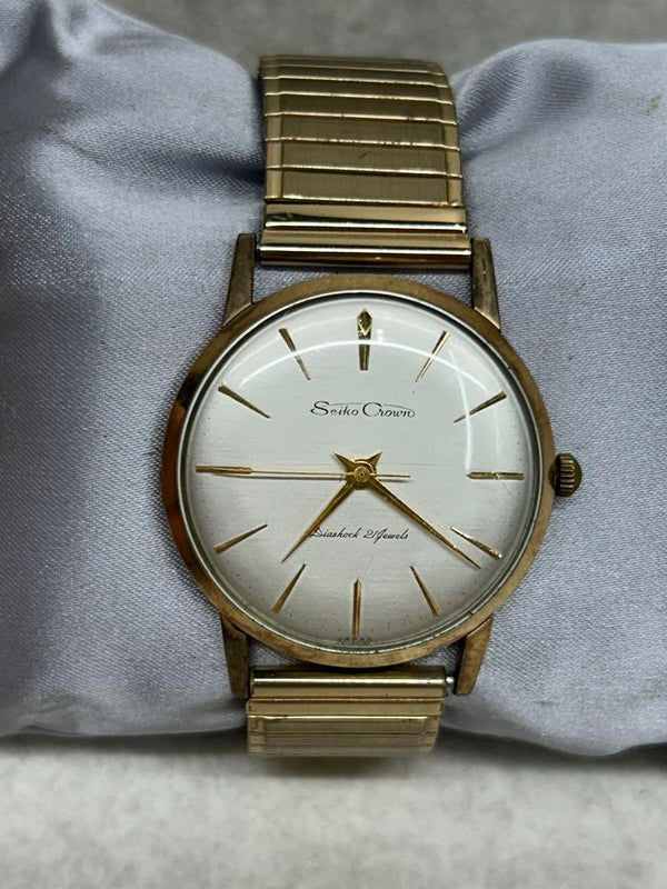 Crown 14036 21-jewel Manual Wind Watch Vintage Dress Watch Mens